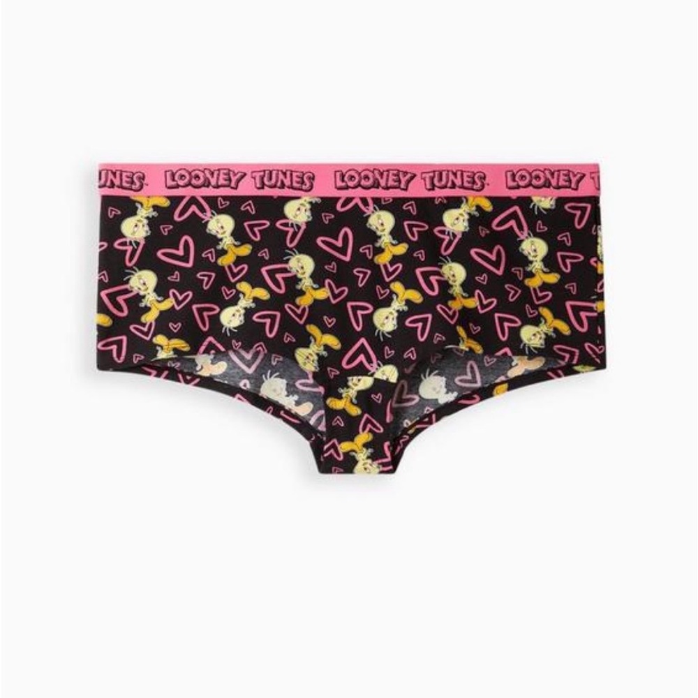 🌸Torrid Black and Pink Looney Tunes Panties